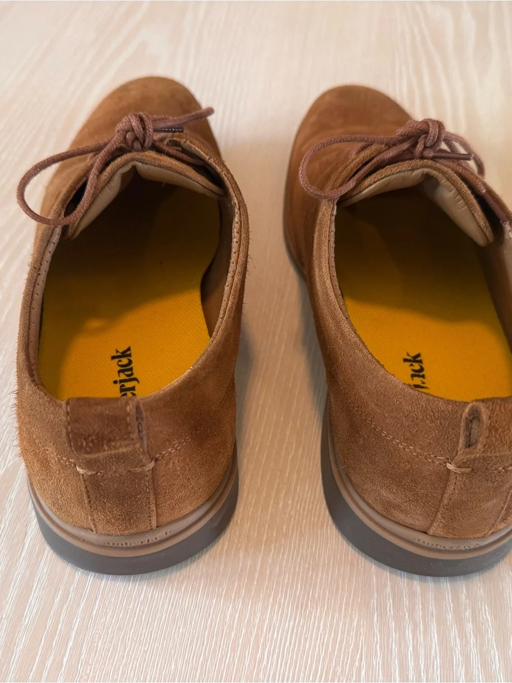 Men's Brown Suede Lace-Up Dress Shoes